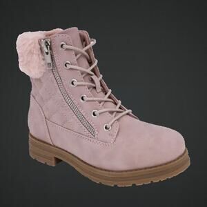 Big Girls Falls Creek Charlie Pink Winter Zipper Boots Size 2M